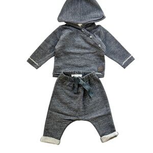 Cozy Gray Kids Matching Set